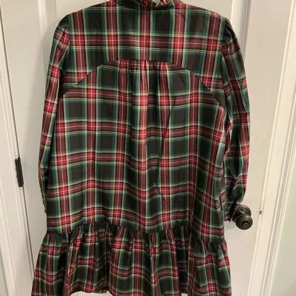 NWOT Tuckernuck Highland Tartan Palmerston dress sz XL Holiday Christmas - Picture 5 of 7